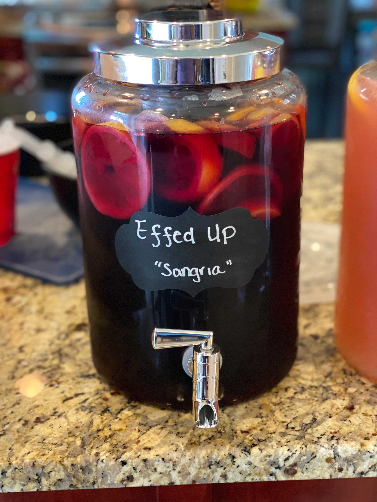 Chalkboard Labels Drink Dispenser Labels Food Labels Table Etsy