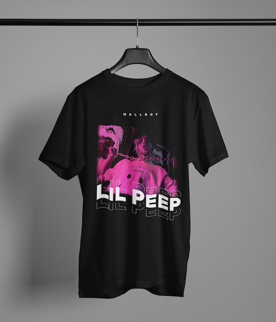 Lil Peep Pink Hellboy T-shirt (lil Peep Hellboy, Lil Peep T-shirt