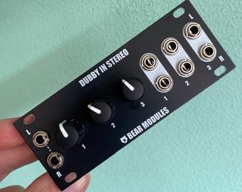DUBBY IN STEREO 1U - eurorack stereo send module