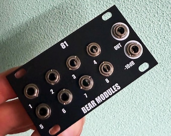 81 - 1U eurorack mixer