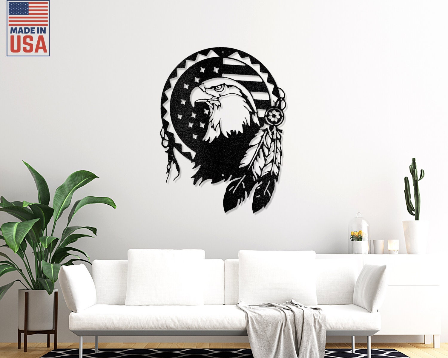 Native American Metal Wall Art Indigenous Home Decor Dream | Etsy