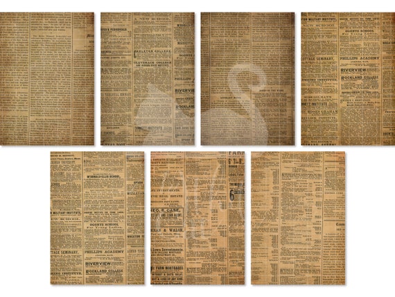 Free Vintage Ephemera Papers 2 – Free Design Resources
