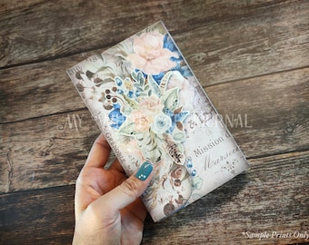 Junk Journal, Woodland, Trifold, Folding Folio, Loaded Folder, Printable, Craft Kit, Collage Sheets, Scrapbook, Digital Download