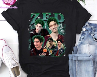 Chemise Zed Bootleg, t-shirt Zombies Y2k série, chemise L'Aube des vampires, chemise Zed Zombies, t-shirt Disney Zombies Y2K, Disney Zombies 4 Vampire