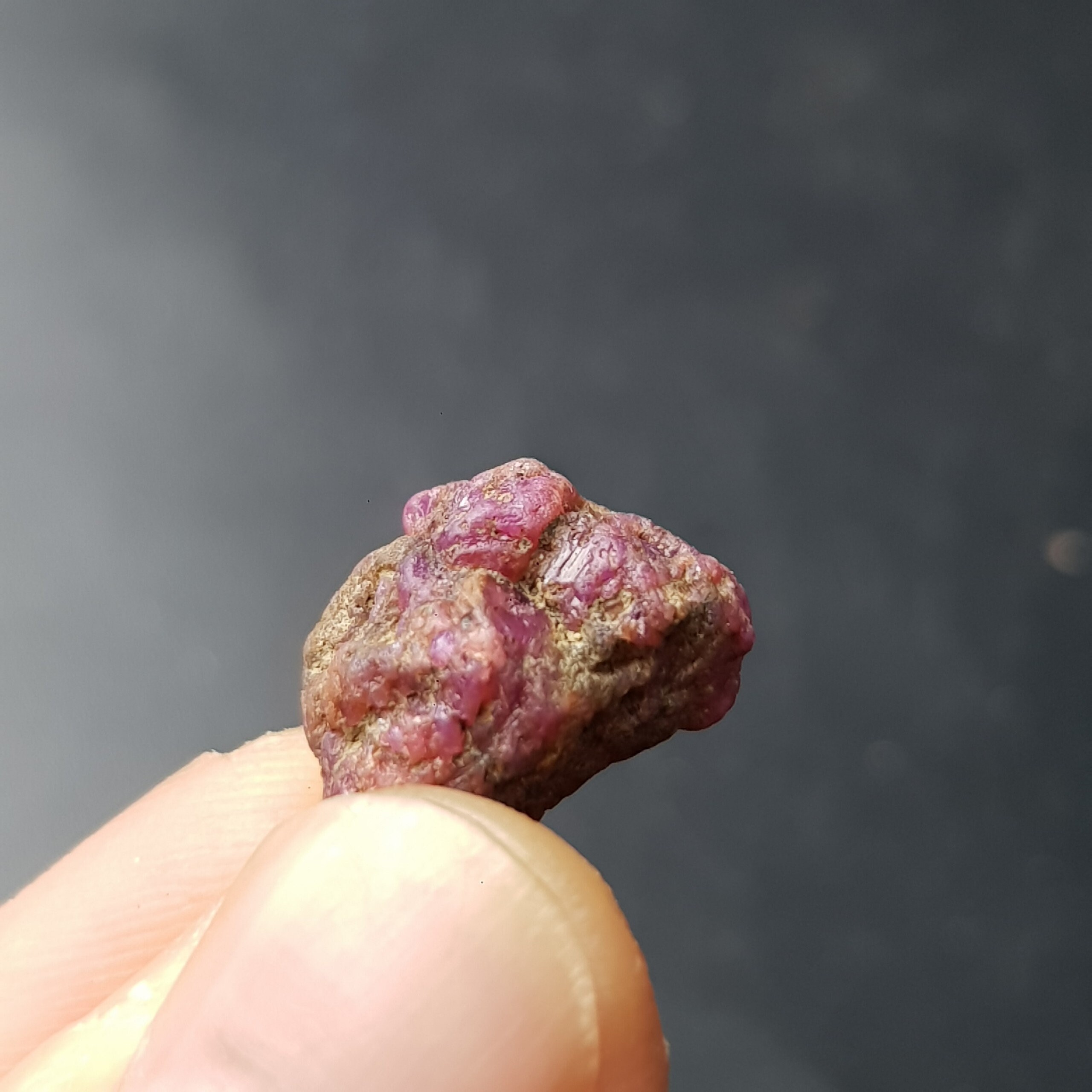 Natural Ruby Raw Gemstone Raw Gems Raw Gems Stone 13.35ct Raw Ruby Crystal Gems Decor Raw Ruby Mineral Specimen
