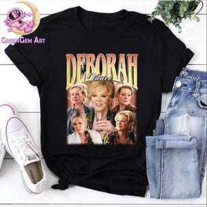 Deborah Vance Bootleg Shirt, Hacks TV Show Graphic Tee, Vintage Comedy Actress T-Shirt, Retro Character Collage Shirt, Fan Gift