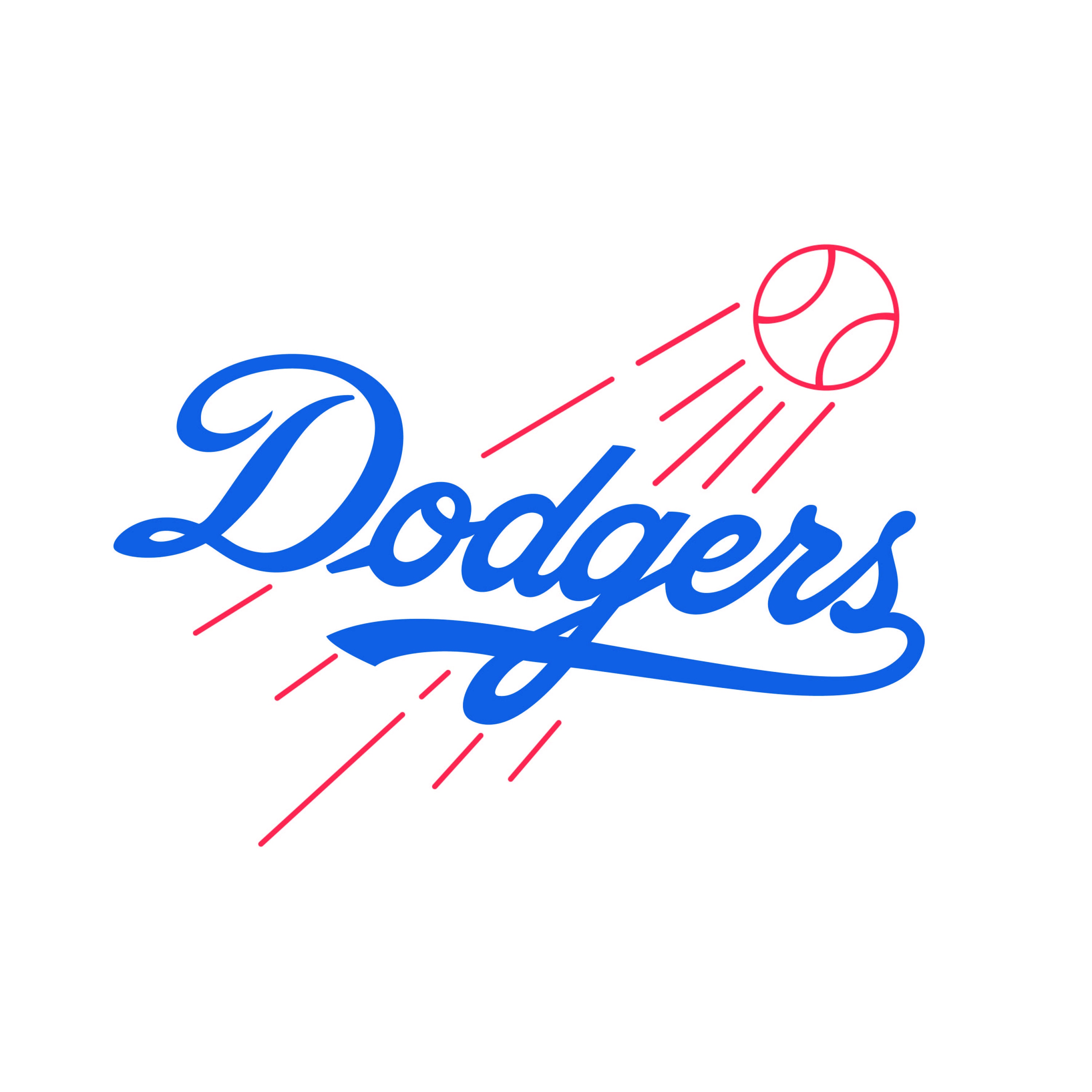 Los Angeles Dingers Los Angeles Dodgers Baseball SVG Cutting Files