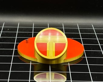 Crimson wind hero action figure stand