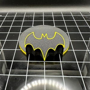 Nocturnal silent female hero comic logo action figure stand