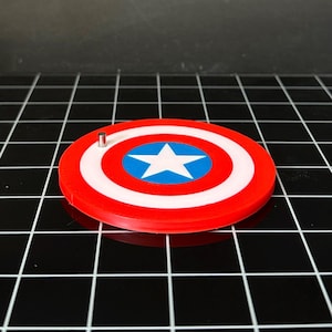Heroic US soldier action figure stand