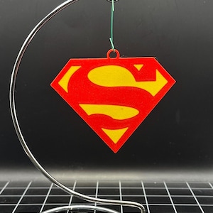 Big S hero Christmas ornament