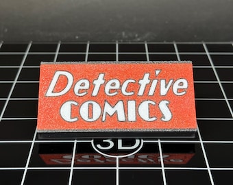 Nocturnal hero first appearance comic logo action figure stand