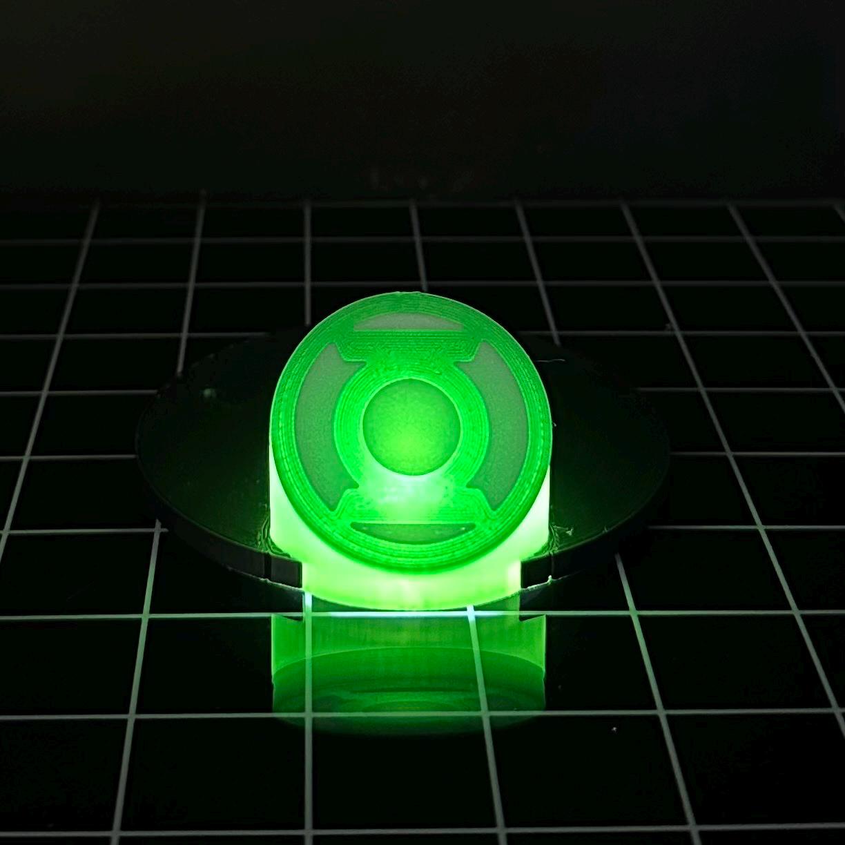 Will Powered Hero action figure stand with light
