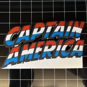 Heroic US soldier logo standee