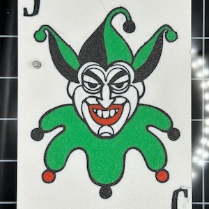 Jester Karte Actionfigur Ständer
