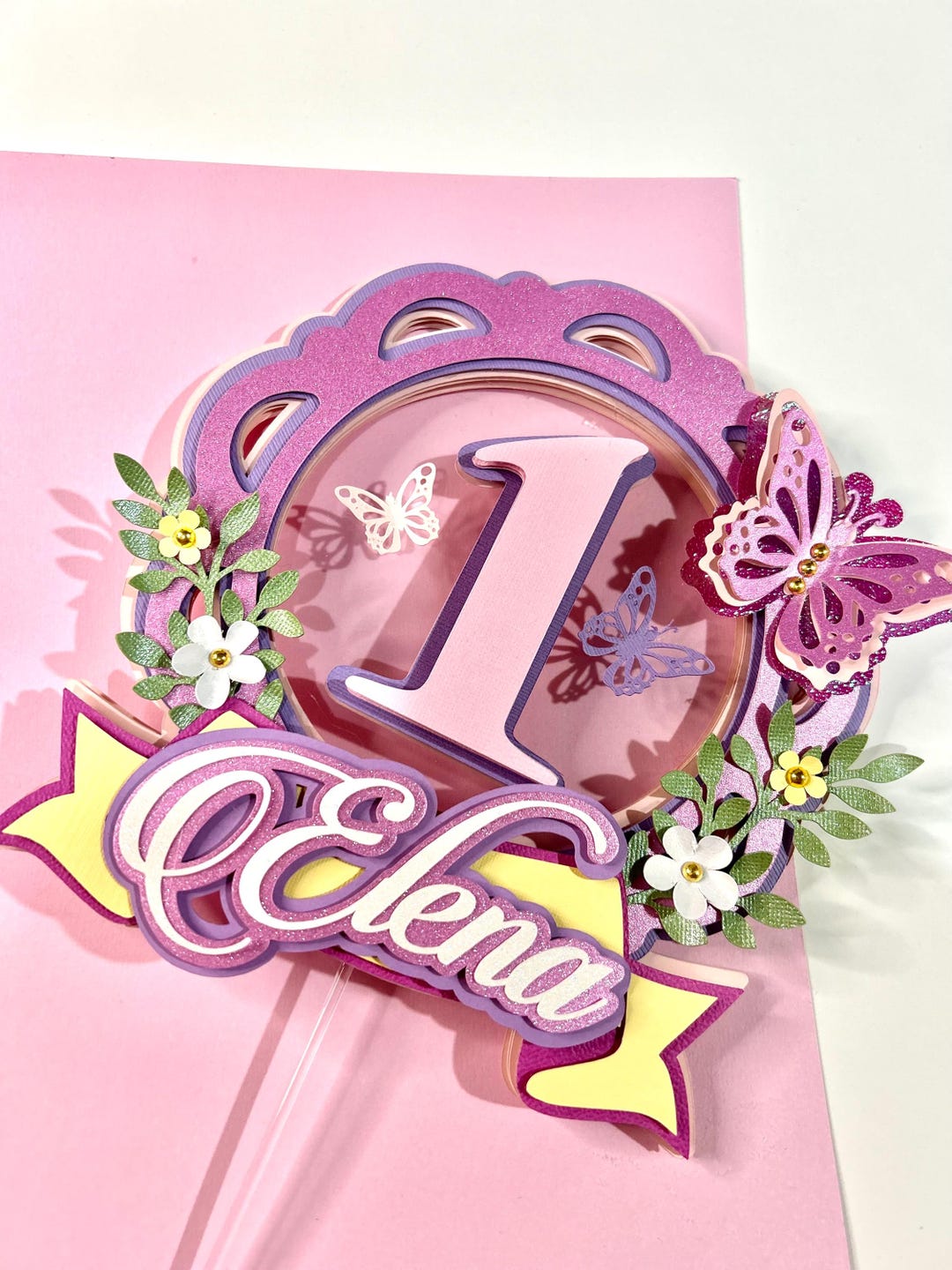 Butterfly Cake Topper Butterfly Birthday Decoration Butterfly Party - Etsy