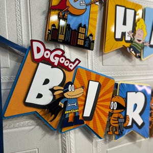 Banner de cumpleaños de Dogman