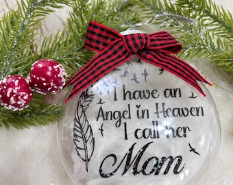 Your Wings Were Ready But My Heart Was not Ornament Memorial Ornament Christmas ornament Wings Ornament