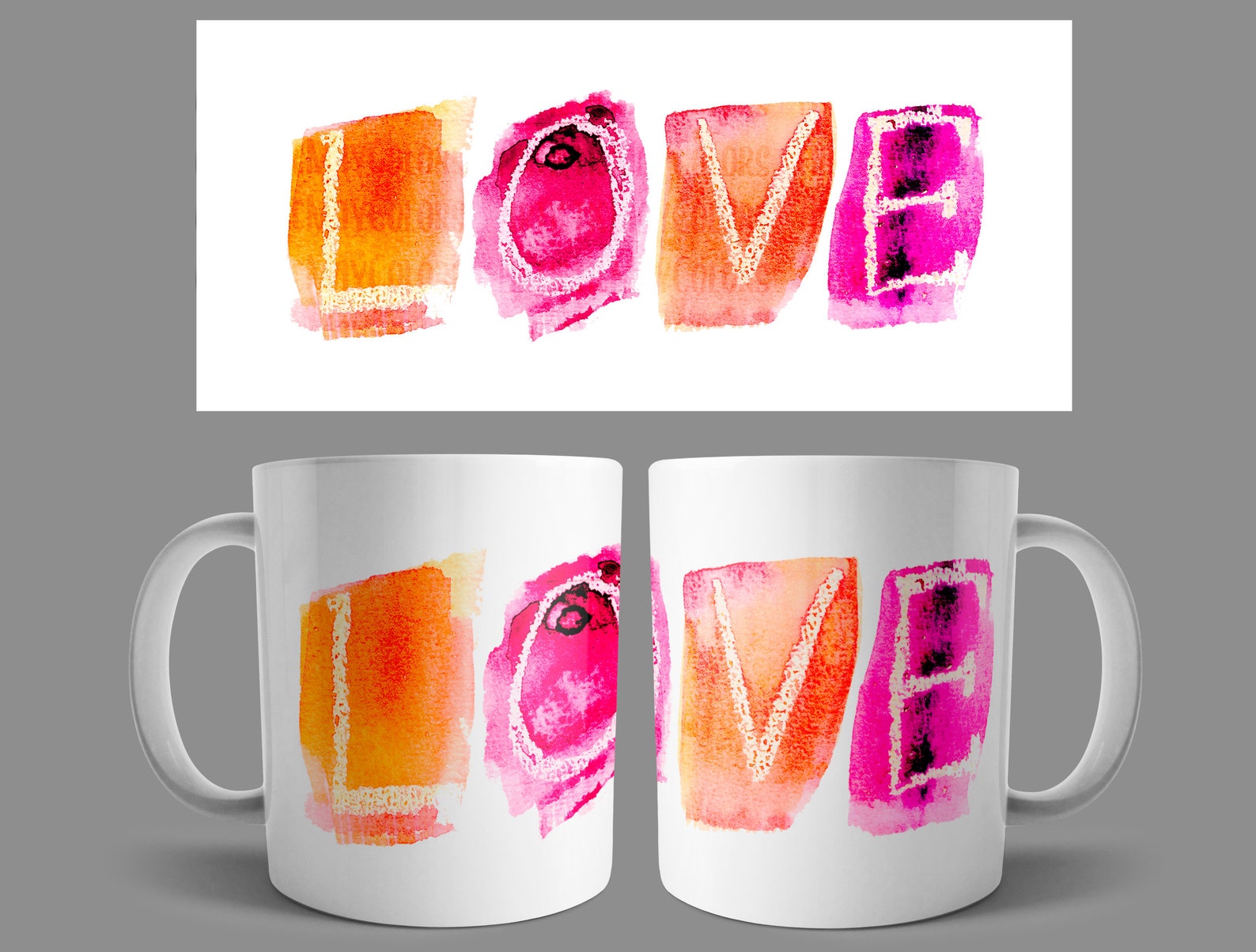 Love MUG TEMPLATE Mug Template DIGITAL Download Sublimation - Etsy