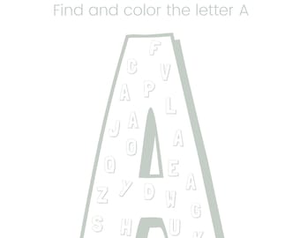 Alphabet Buchstabe Jagd
