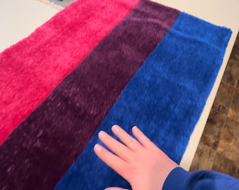 35" x 21" LGBTQ flag rug!