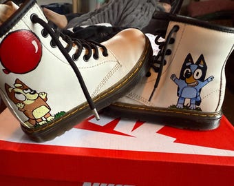 Custom Dr. Marten Bluey Boots!