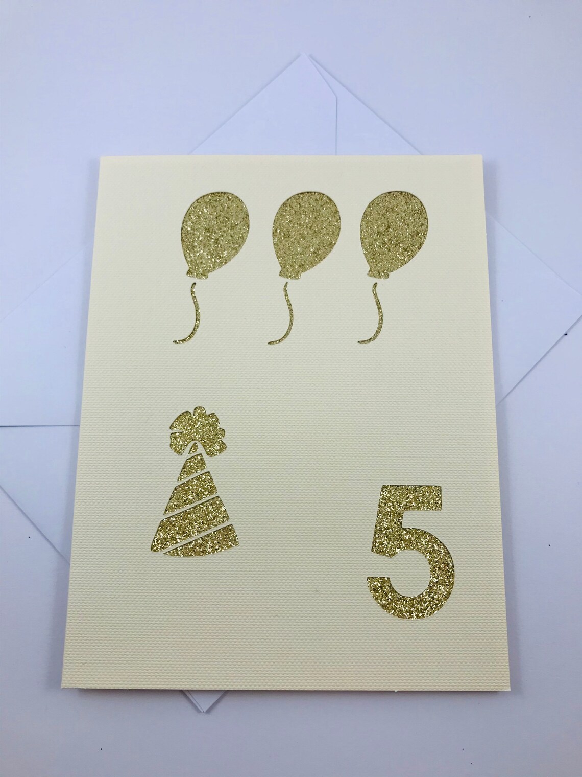 Birthday card for 5 year old Age card Gender neutral | Etsy