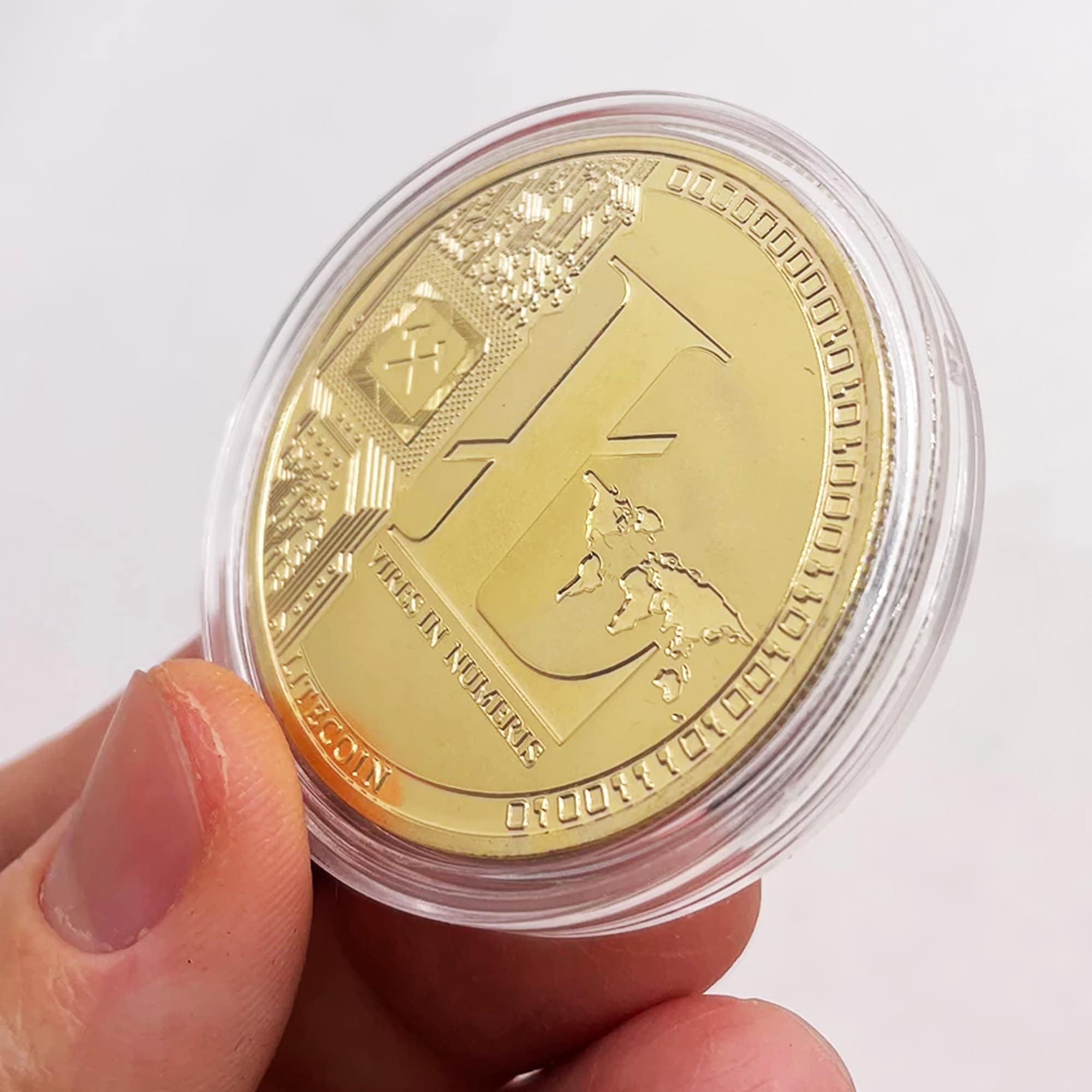 Litecoin Physical Crypto Coin LTC Collectable | Etsy