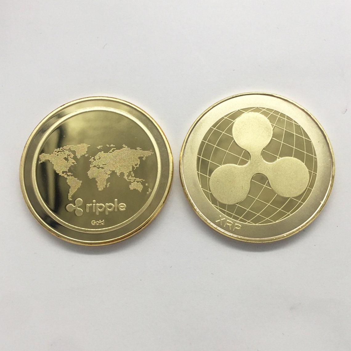 Ripple Physical Crypto Coin XRP Coin Collectable Etsy
