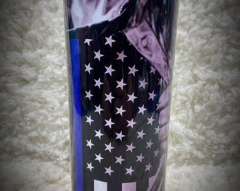 Police Officer Tumbler, Police Cup, Law Enforcement Tumbler, Sublimation Cup, Back The Blue, Gifts for Her, Gifts for Him