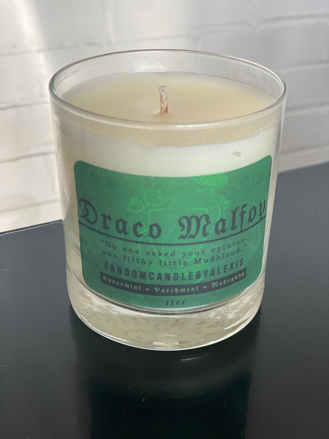 Draco Malfoy Candle Harry Potter Etsy