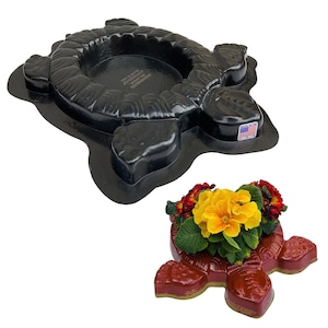 AUTUMN Turtle Planter Mold, Concrete Cement Mold, Large Concrete Mold for Planters, Tortoise Planter, DIY Turtle Statue for Garden