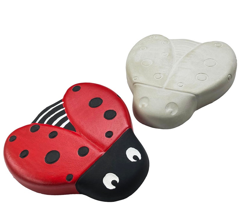AUTUMN Ladybug Stepping Stone Mold Concrete Cement Form DIY Etsy