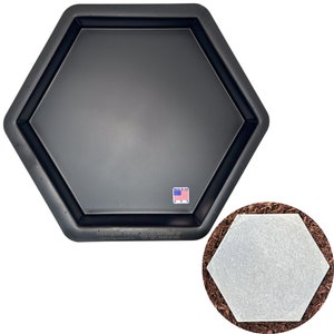 AUTUMN DIY Series Hexagon Stepping Stone Mold - Concrete Cement Path Maker for Garden Walkway