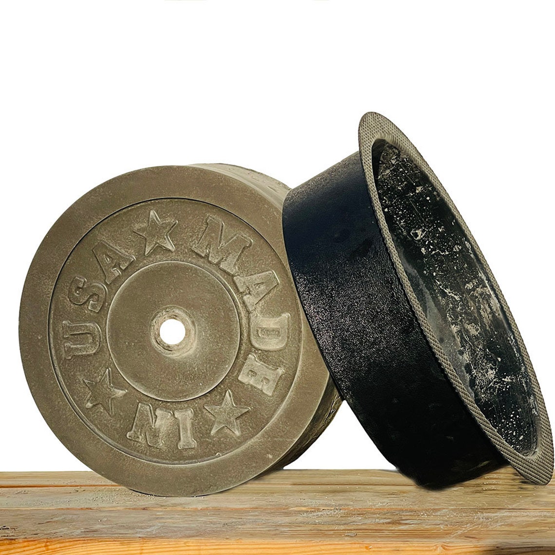 Made in USA 2545 LB Concrete Cement Weight Plate Mold Mold Etsy