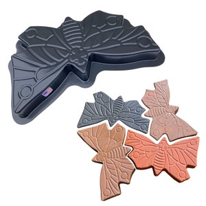 AUTUMN Butterfly Stepping Stone Mold, Concrete Cement Mold, DIY Walkway Stepping Stones, Butterfly Statue for Garden