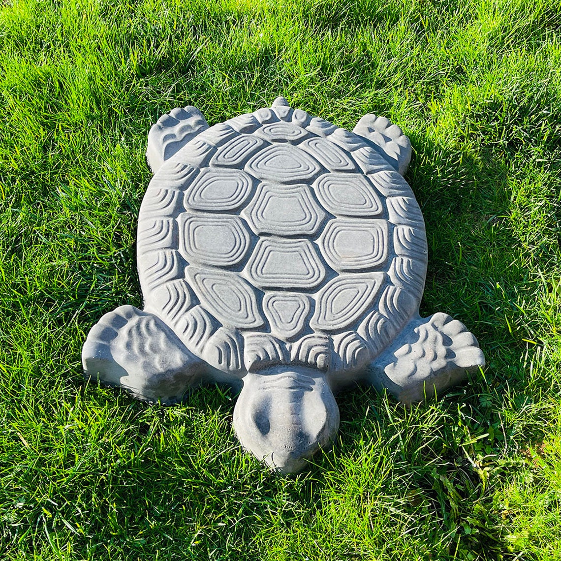 AUTUMN Turtle Stepping Stone Mold Concrete Cement Mold Etsy
