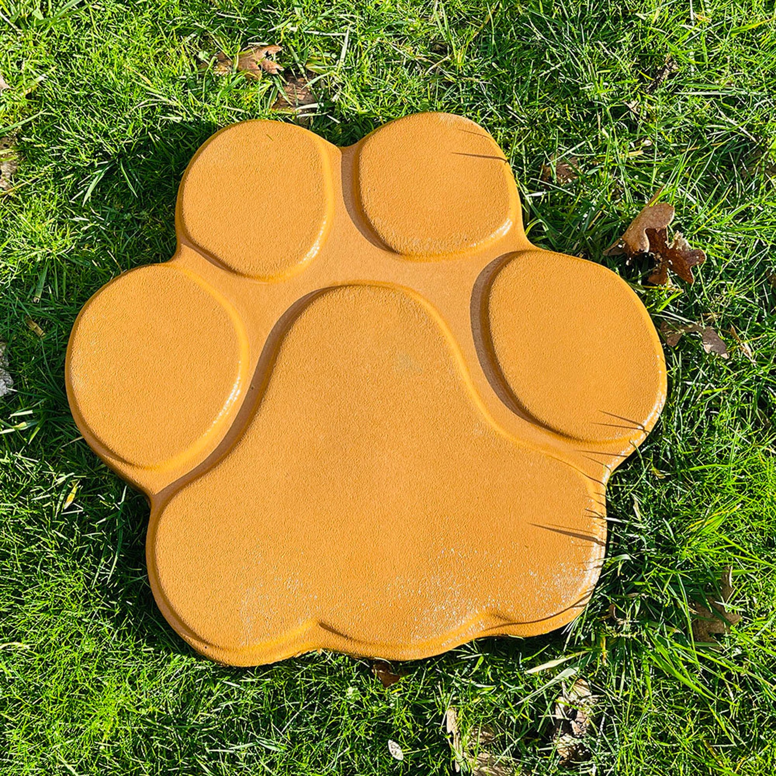 AUTUMN Dog Cat Paw Print Concrete Cement Stepping Stone Etsy Canada