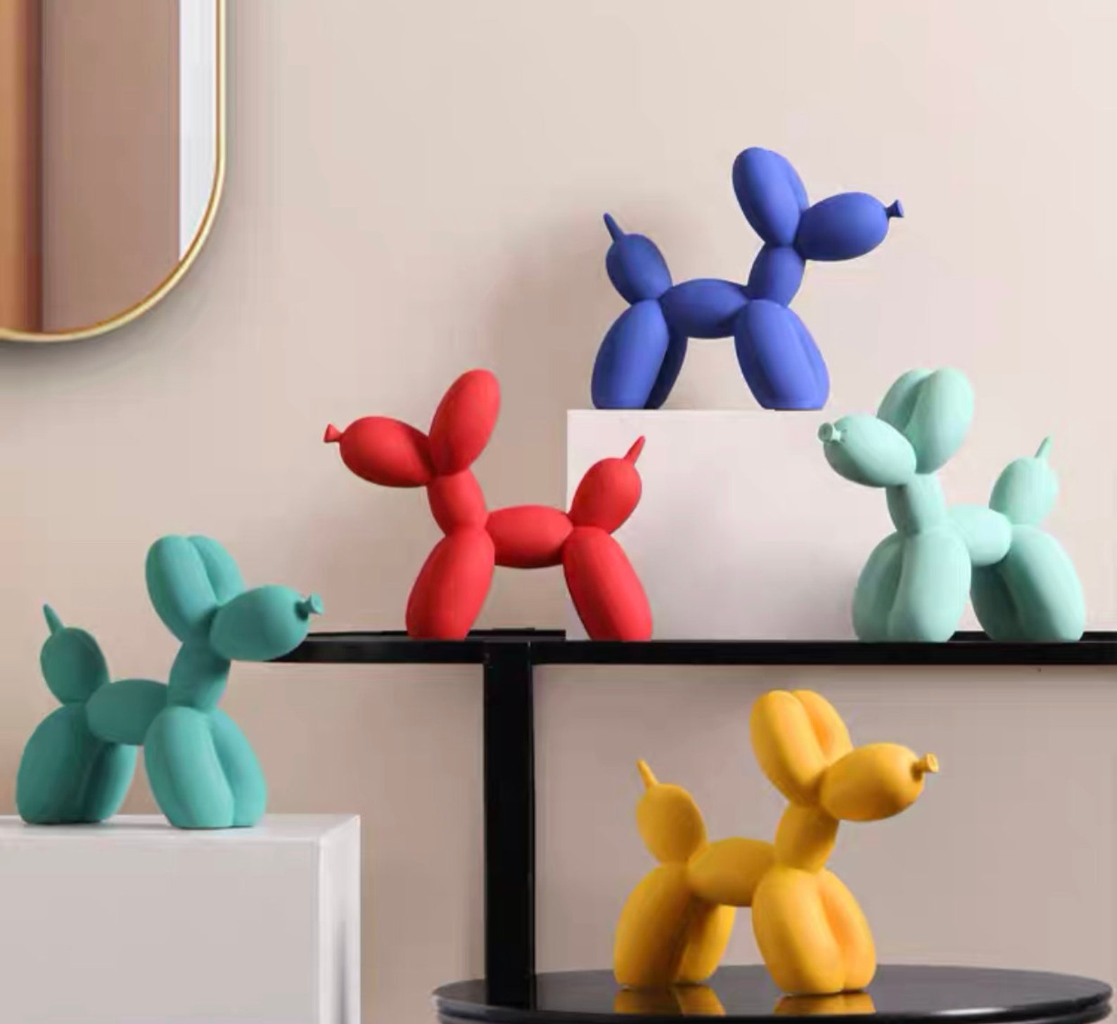 Figura de perro globo / juguete de diseñador / escultura de Etsy