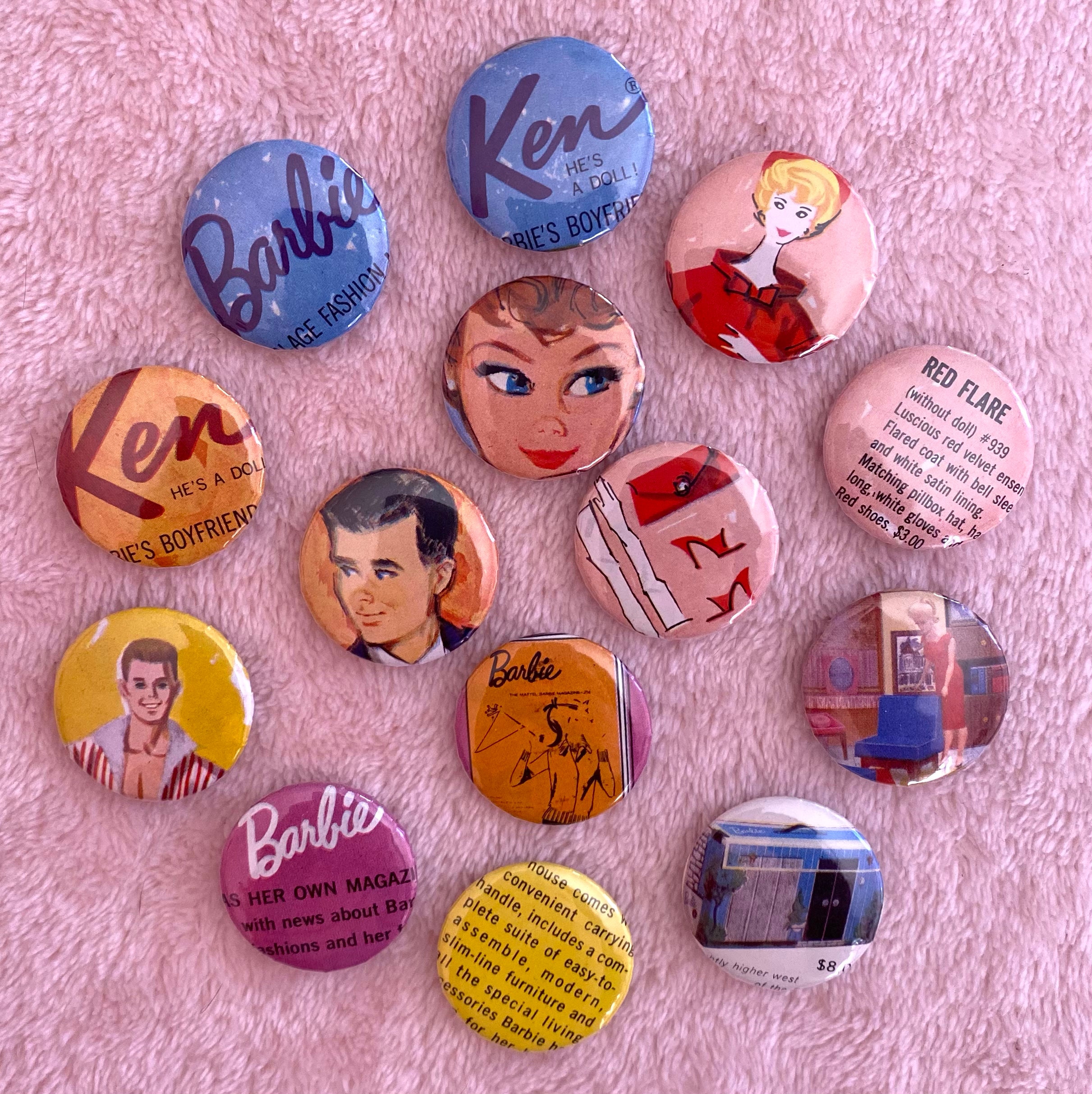 Vintage 1962 Barbie Pins Vintage Barbie Barbie and Ken | Etsy