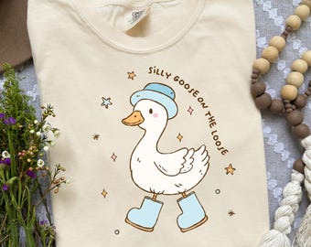 Silly Goose on the Loose T Shirt, Silly Goose Shirt, Porch Goose Shirt, Teacher Gifts, Silly Goose Shirt for Girls, Silly Goose on the Loose