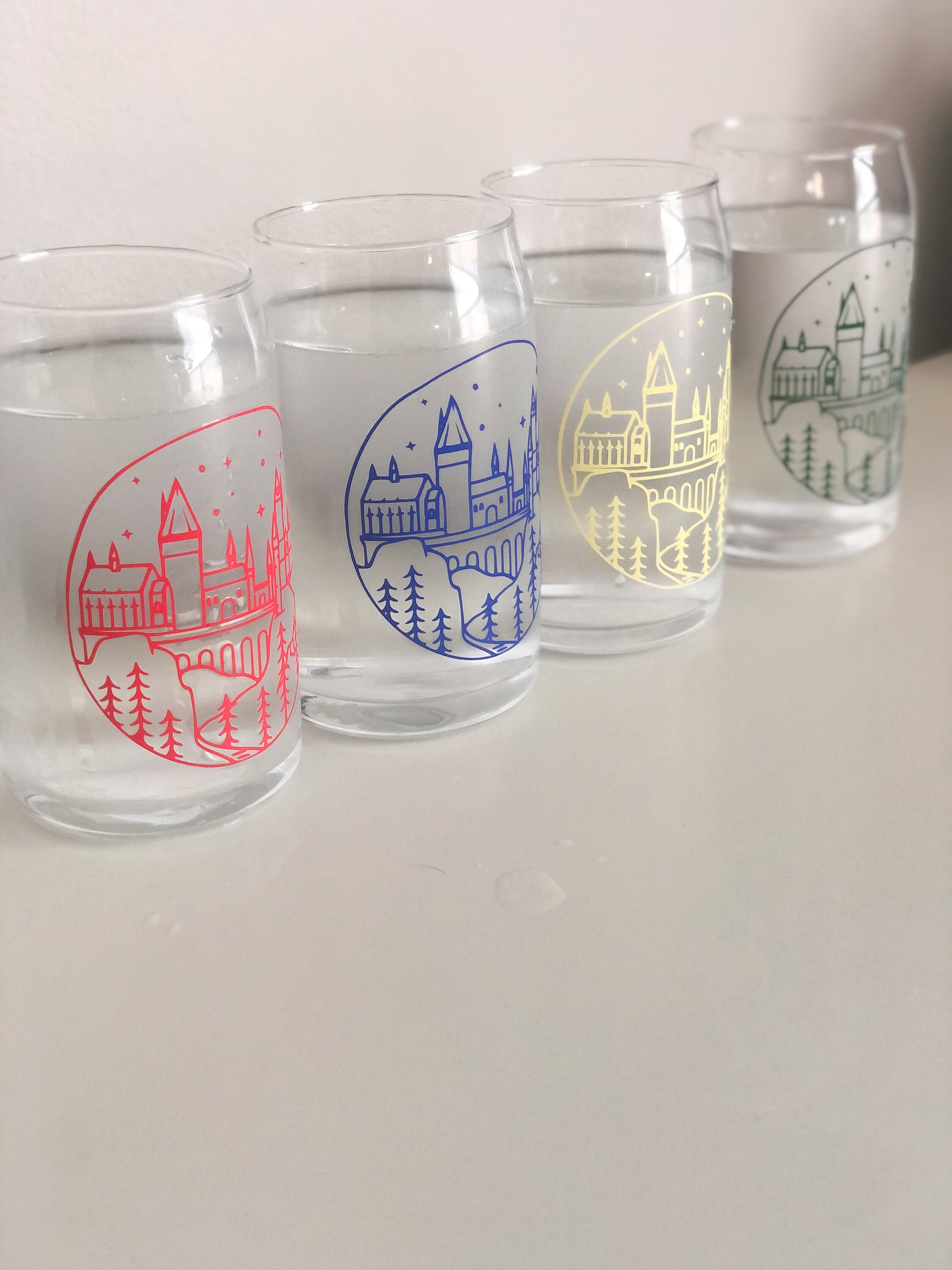 Color Changing Wizard Castle Glass, Sorting Castle Cup. Magical Beer ...