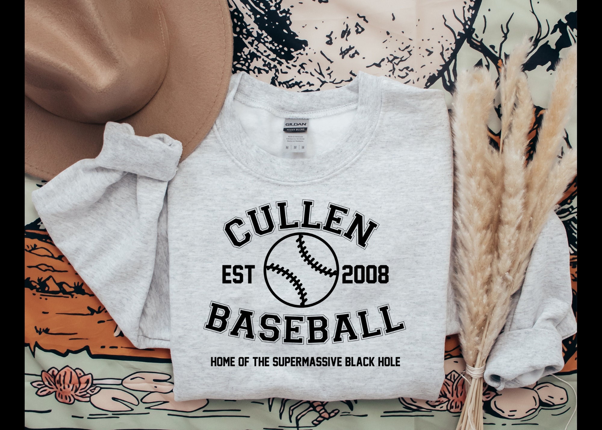 Cullen Baseball Sweatshirt, Bookish Shirt, Stephanie Meyer, Bookish Gift,  Bookworm Gifts, TITSOAK, Supermassive Black Hole 
