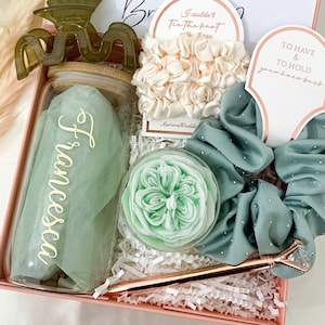 Bridesmaid Proposal Box Set Personalized Gift Blush Will You Be My Bridesmaid Box Set Bridesmaid Proposal Candle Maid of Honor Coffee Cup