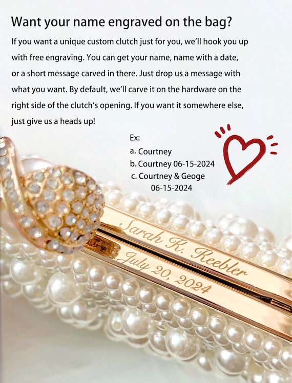 Personalized Bridal Clutch Engraved Bridal Clutch Shell Shaped Beaded Bag Custom Wedding Clutch Bridal Clutch Gold Beaded Bridal Clutch Etsy Ireland
