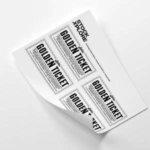 Wonka Chocolate Bar Label Digital PDF for Hershey's 1.55oz DIY Wrapper, Party Favor, Halloween, Birthday, Wedding image 5