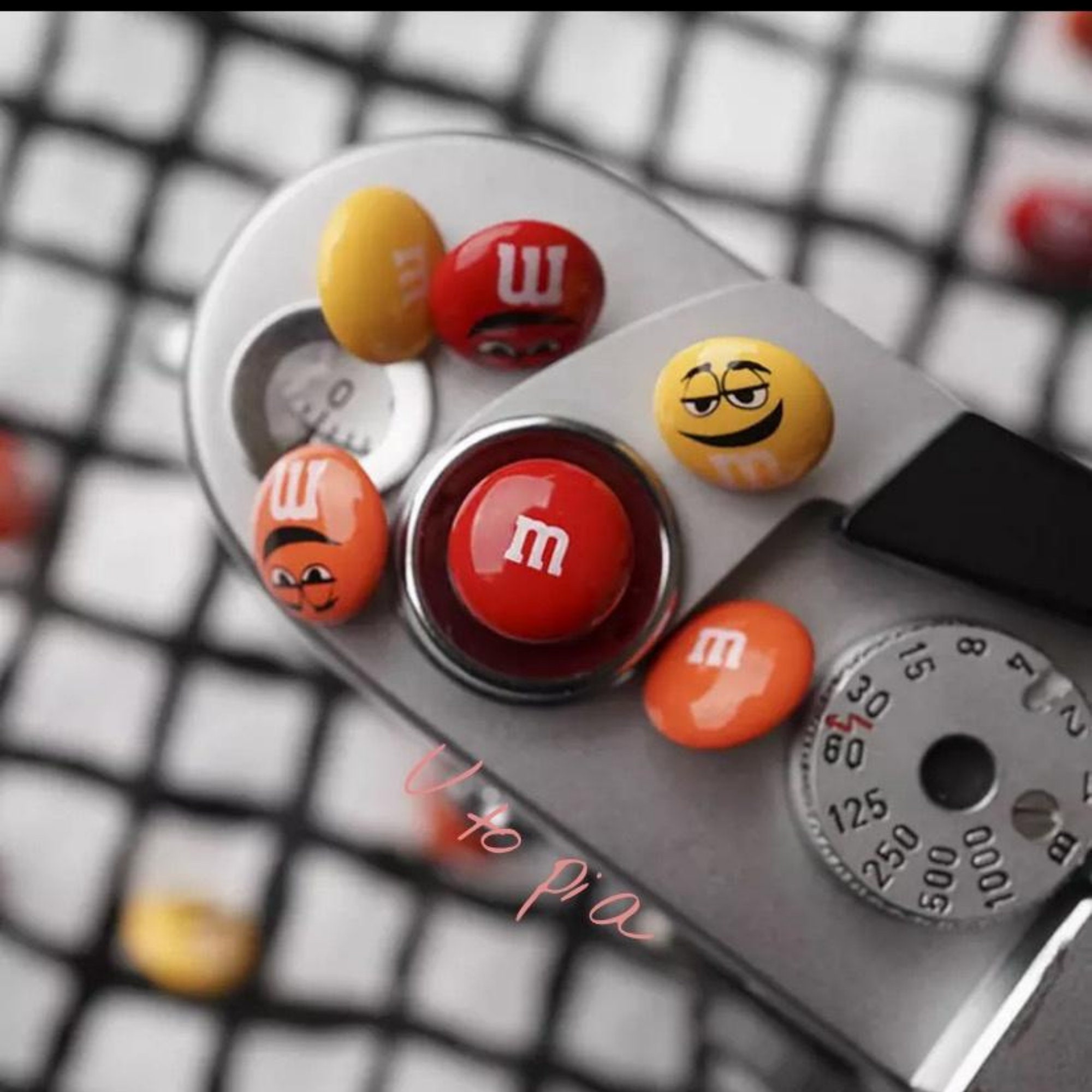 M&M Camera Shutter Button Etsy