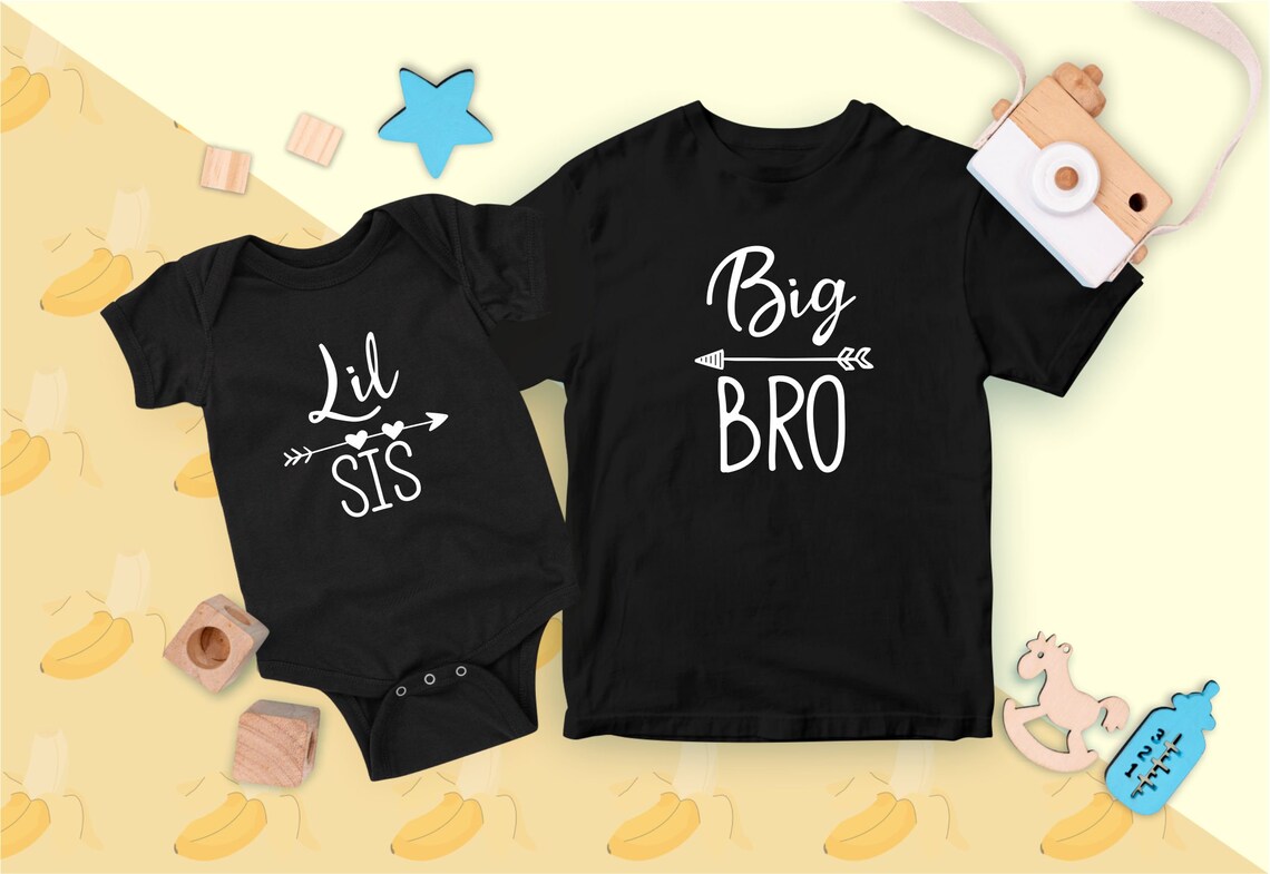 Siblings Outfit Little Sister and Big Brother Outfit Best | Etsy