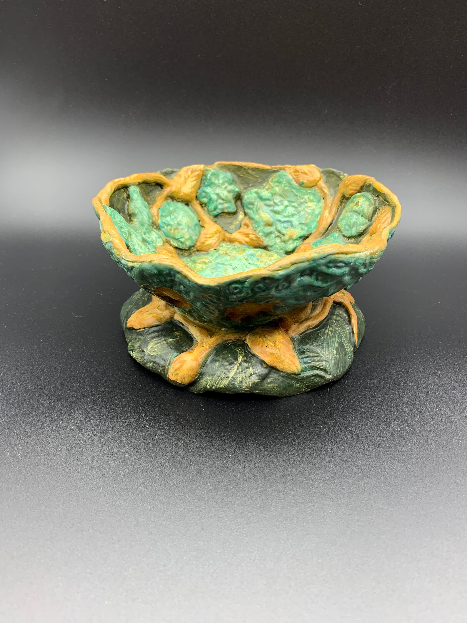 Decorative Bowl 'Earth' Clay Art Bowl from Shari Etsy