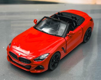BMW M40i Z4 Diecast Model Car | 1:34 Scale, Red